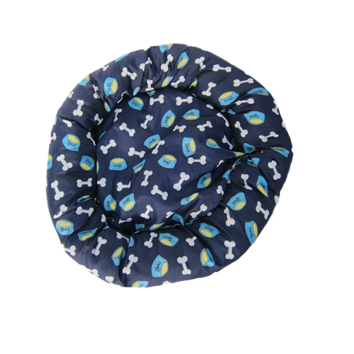 Cheap Bed For Dogs Printed Round Pet Bed